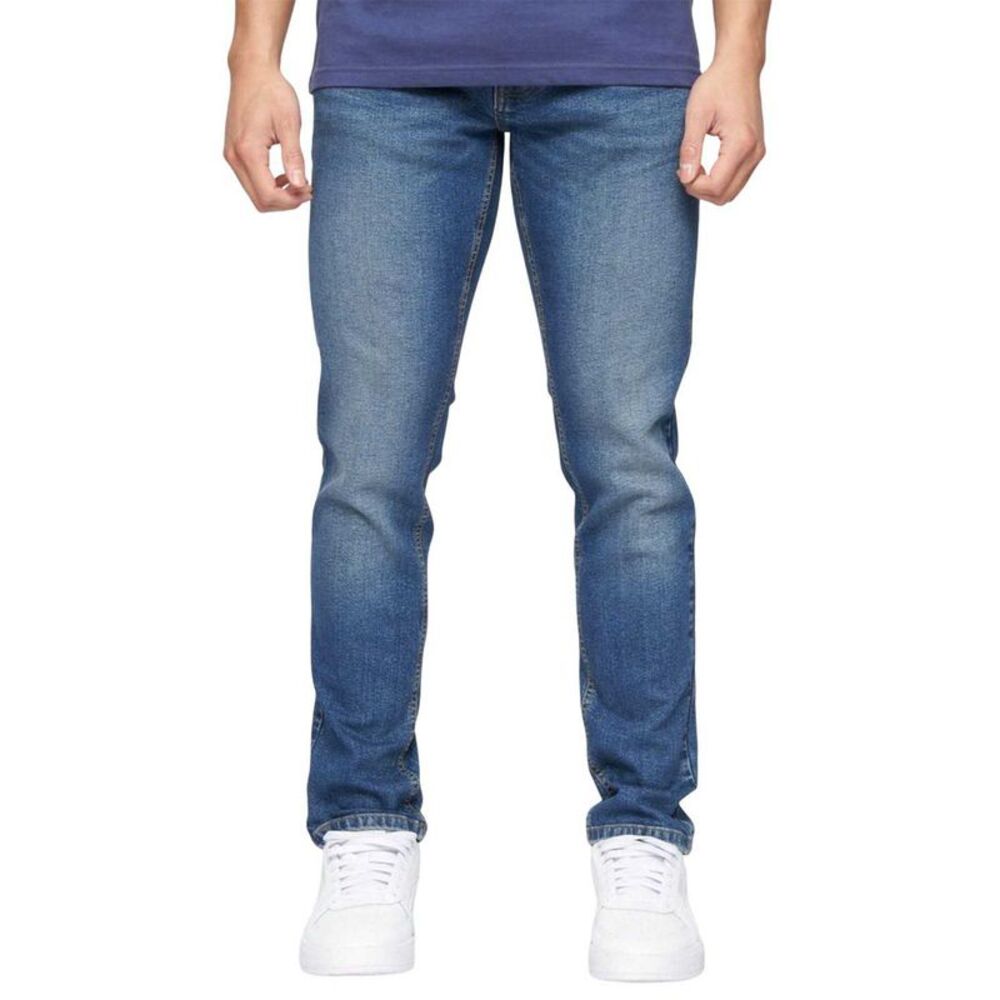 Crosshatch Mens Buraca Slim Jeans / Stone Wash